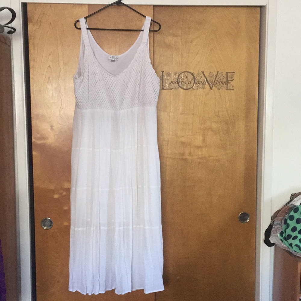 100% cotton maxi dress